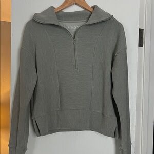 Thread & Supply Kristine Vetiver Heather Pullover
